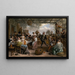 The Dancing Couple - Jan Steen — framed artwork on a wall