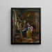 The Drawing Lesson - Jan Steen — framed artwork on a wall