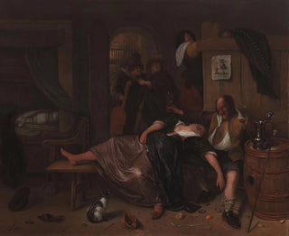 The Drunken Couple - Jan Steen — artwork view
