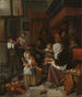 La fête de Saint Nicolas - Jan Steen — artwork view