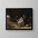 La jeune fille amoureuse - Jan Steen — framed artwork on a wall
