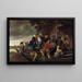 The Joyful Return Home - Jan Steen — framed artwork on a wall