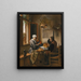 La prière avant le repas - Jan Steen — framed artwork on a wall