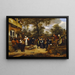 Marriage in the Village - Jan Steen — framed artwork on a wall