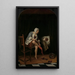 Woman at her toilette - Jan Steen — framed artwork on a wall