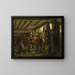 Hay Cart - Jan Stobbaerts — framed artwork on a wall