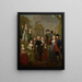 Portrait painting of Theodorus Bisdom van Vliet and his family - Jan Stolker — framed artwork on a wall