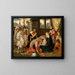 L'Adoration des Mages - Jan Swart van Groningen — framed artwork on a wall