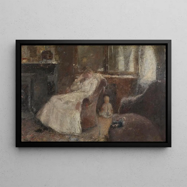 Annie Hall at Lissadell Kenley - Jan Toorop — framed artwork on a wall