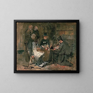 the lawyer's office - Jan Toorop — framed artwork on a wall