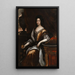 Portrait of Marie Casimire - Jan Tricius — framed artwork on a wall