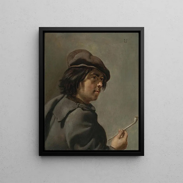 A smoker - Jan van Bijlert — framed artwork on a wall