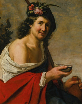 Jan Van Bijlert - Shepherd With A Drinking Bowl Possibly Daifilo.webp