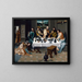 The Christ in Simon's house - Workshop of Jan van Dornicke — framed artwork on a wall