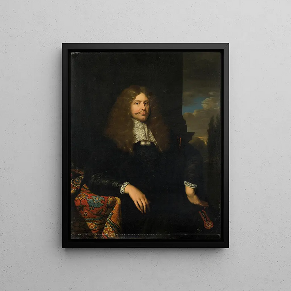 Cornelis Backer 1633-1681 - Jan van Mieris — framed artwork on a wall