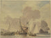 Marine painting with five ships in the foreground - Jan Verbruggen — artwork view