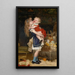 Inconsolable Painting - Jan Verhas — framed artwork on a wall