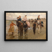 Promenade sur la Plage Heist-aan-Zee - Jan Verhas — framed artwork on a wall