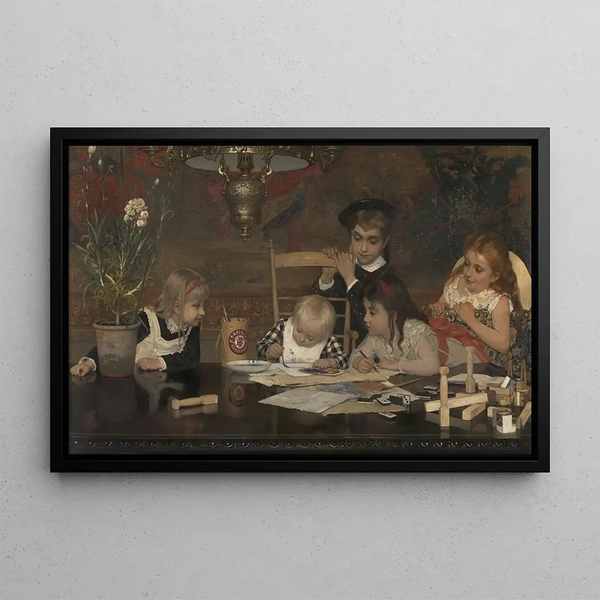The master painter - Jan Verhas — framed artwork on a wall