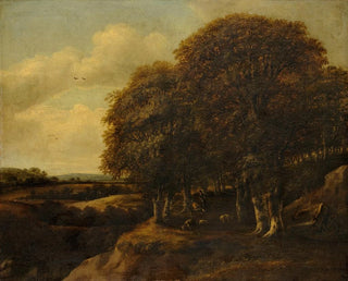 Landscape with Shepherds - Jan Vermeer van Haarlem the Elder — artwork view