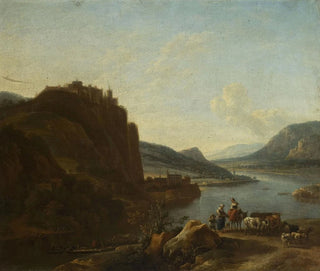 Landscape by the Water's Edge - Jan Vermeer van Haarlem the Elder — artwork view