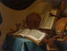 Nature morte with books, a globe, and musical instruments - Jan Vermeulen — artwork view