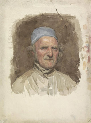 Jan Veth - Mansportret met blauwe muts.webp