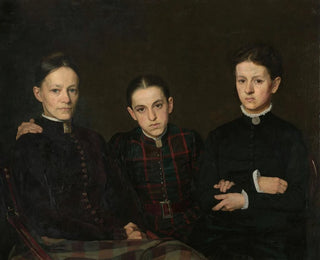 Portrait of Cornelia Clara and Johanna Veth - Jan Veth — artwork view