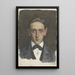 Portrait of a Young Man - Jan Veth — framed artwork on a wall