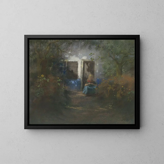 Idylle - Jan Voerman — framed artwork on a wall