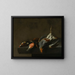 Bird Dead Nature morte Painting - Jan Vonck — framed artwork on a wall