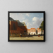 View of a Dutch city - Jan Weissenbruch — framed artwork on a wall