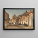 Rue du village - Jan Weissenbruch — framed artwork on a wall