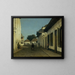 a street in the old Batavia district - Jan Weissenbruch — framed artwork on a wall