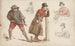 Studies of Figures - Jan Weissenbruch — artwork view