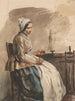 Young woman turning - Jan Weissenbruch — artwork view