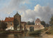 L'IJsselpoort at IJsselstein - Jan Weissenbruch — artwork view