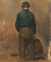 Fisherman with a basket seen from behind - Jan Weissenbruch — artwork view