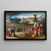 La Procession au Calvaire - Jan Wellens de Cock — framed artwork on a wall