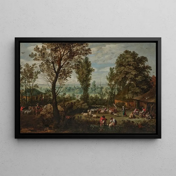 Allegory of the Month of June - Jan Wildens — framed artwork on a wall