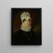 Portrait painting of Ann Brander, who died in 1837, wife of Job Seaburne May - Jan Willem May — framed artwork on a wall