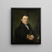 Hendrik Harmen Klijn 1773-1856 Poet - Jan Willem Pieneman — framed artwork on a wall