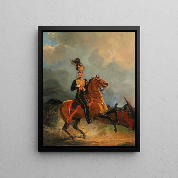 Henry William Paget Lord Uxbridge - Jan Willem Pieneman — framed artwork on a wall