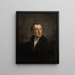 a portrait study of Arthur Wellesley, Duke of Wellington - Jan Willem Pieneman — framed artwork on a wall