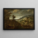 Mountain Landscape Painting - Jan Willemsz Decker — framed artwork on a wall