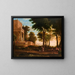 Landscape painting with a classic structure - Jan Wołowski — framed artwork on a wall