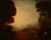 Landscape with a maritime bay and old buildings - Jan Wołowski — artwork view