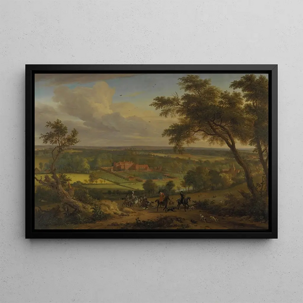 Bifrons Park, Kent - Jan Wyck — framed artwork on a wall