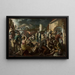 Christ and the City Painting - Jan Wydra — framed artwork on a wall