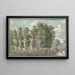 Vue de l'église de Bloemendaal - Jan de Beijer — framed artwork on a wall